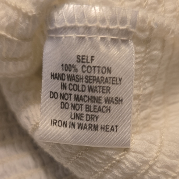 White Ruffle Crop Top - Picture 4 of 4